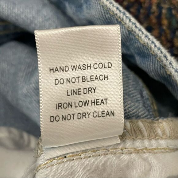 Dance & Marvel Denim Jeans Light Wash Distressed Loose Fit Women’s Size Small - Picture 9 of 10